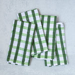 Dinner Napkins (Set of 4) - Plaid, Sage & Vine - Joy