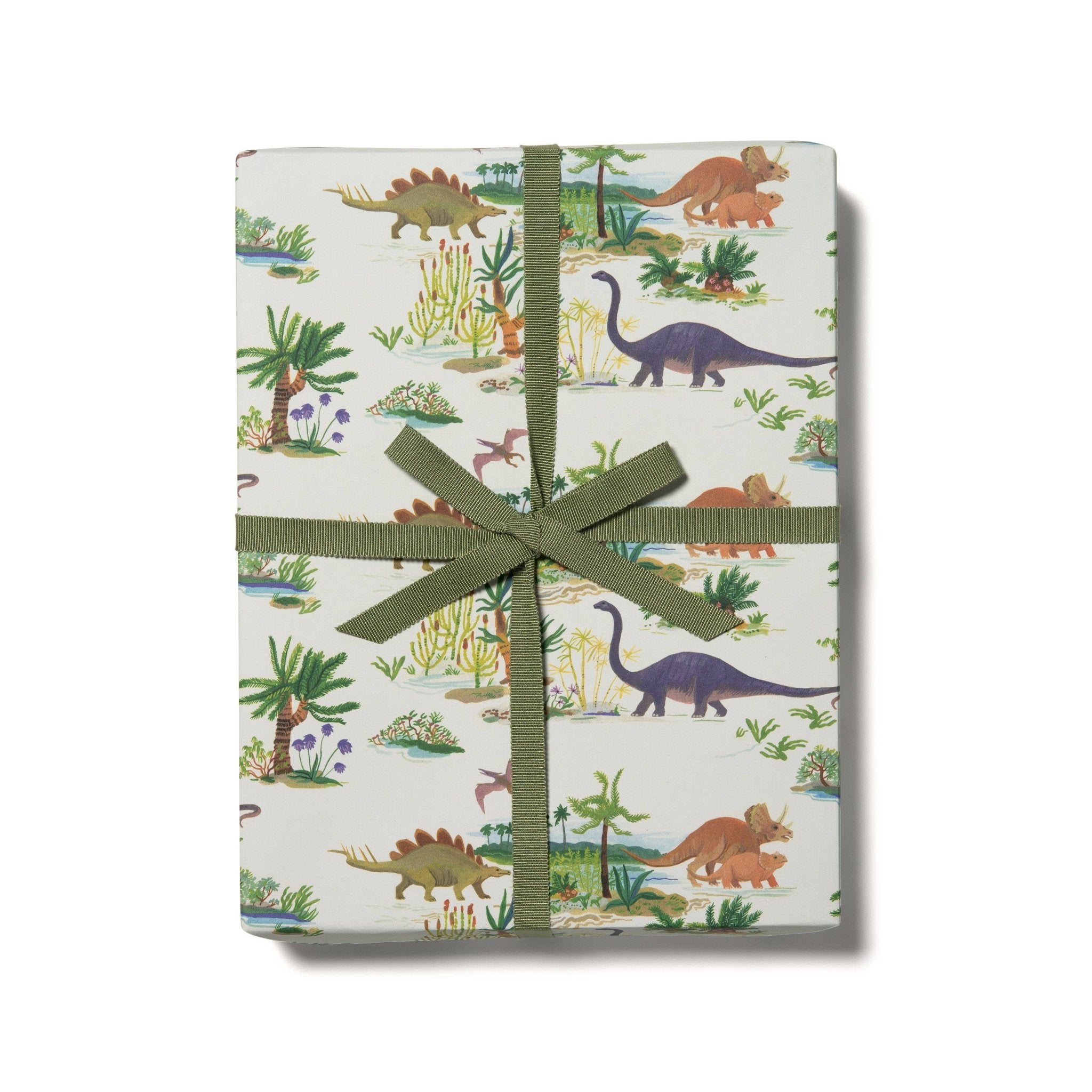 Dinosaurs Wrapping Paper: Rolls of 3 Sheets - Joy