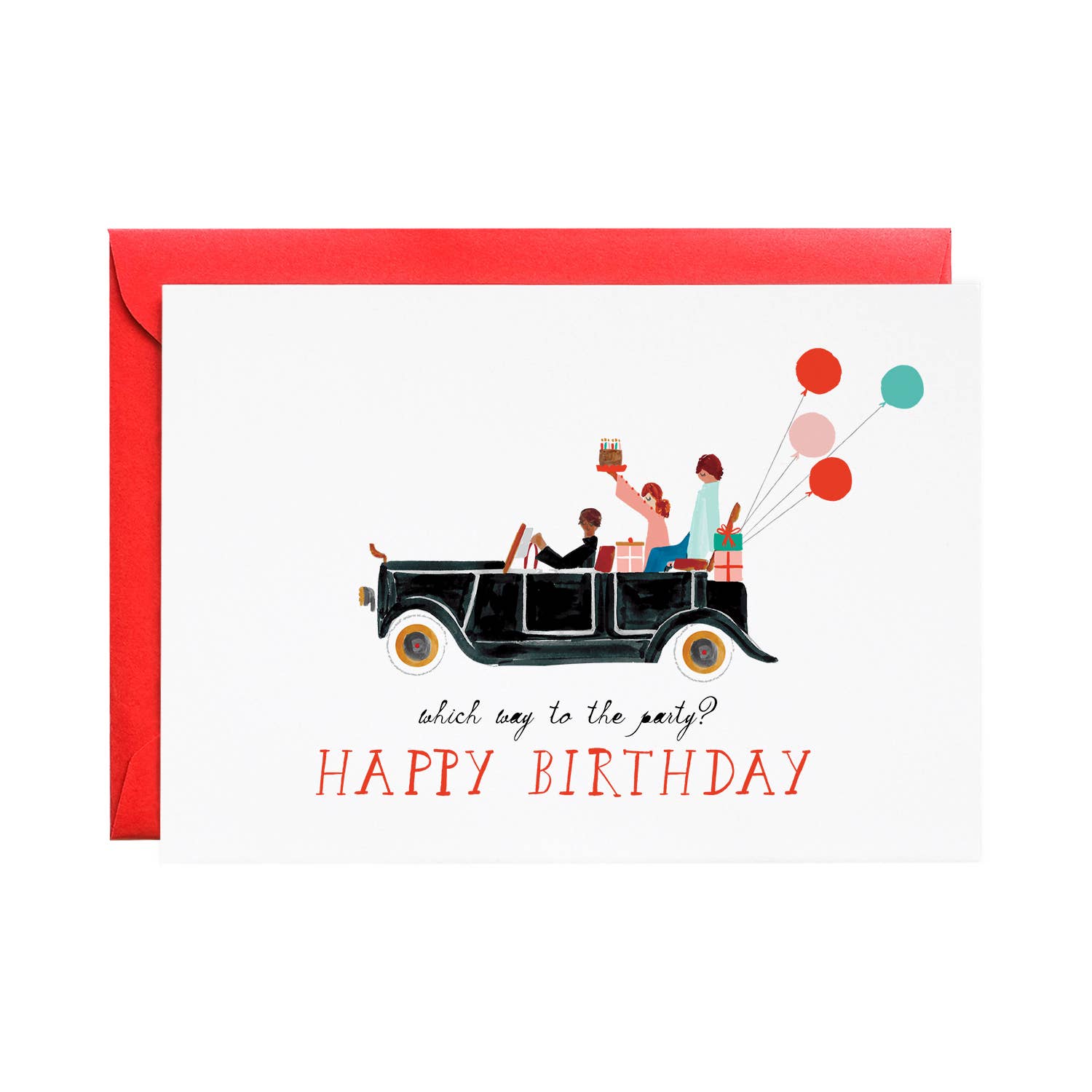 Don't Forget the Cake! - Birthday Greeting Card - Joy