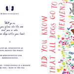 Doodle in a Meadow - Dog/Pet Sympathy Card - Joy