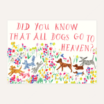 Doodle in a Meadow - Dog/Pet Sympathy Card - Joy