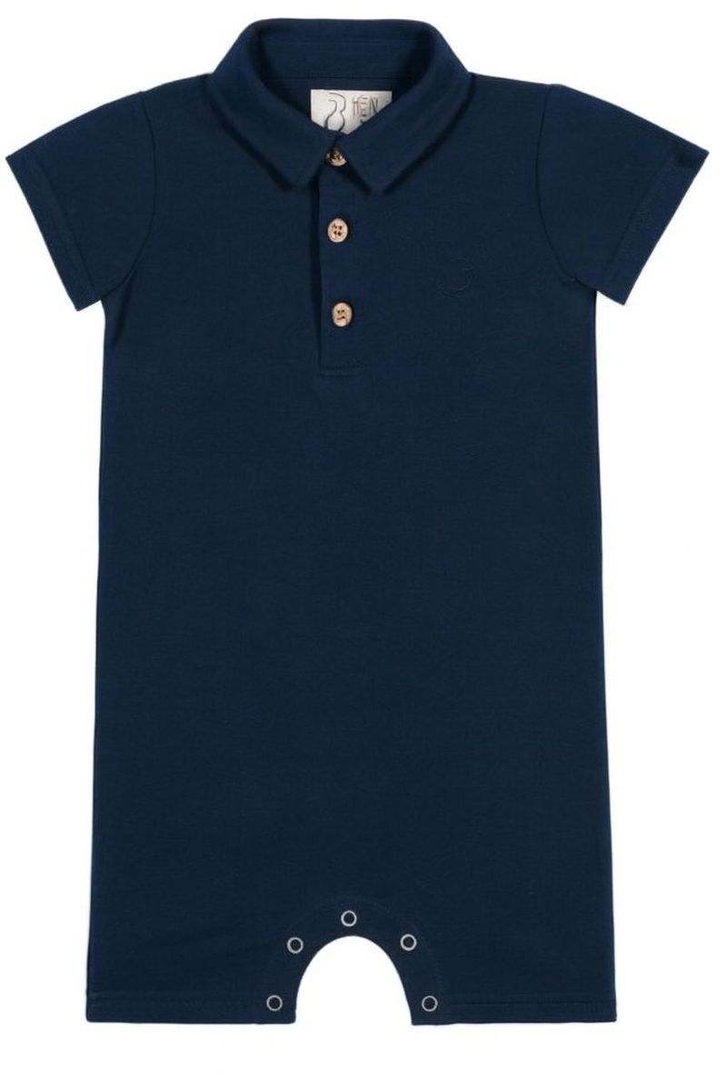 DRIFT Navy Polo Romper - Joy