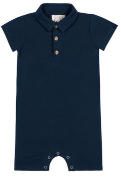 DRIFT Navy Polo Romper - Joy