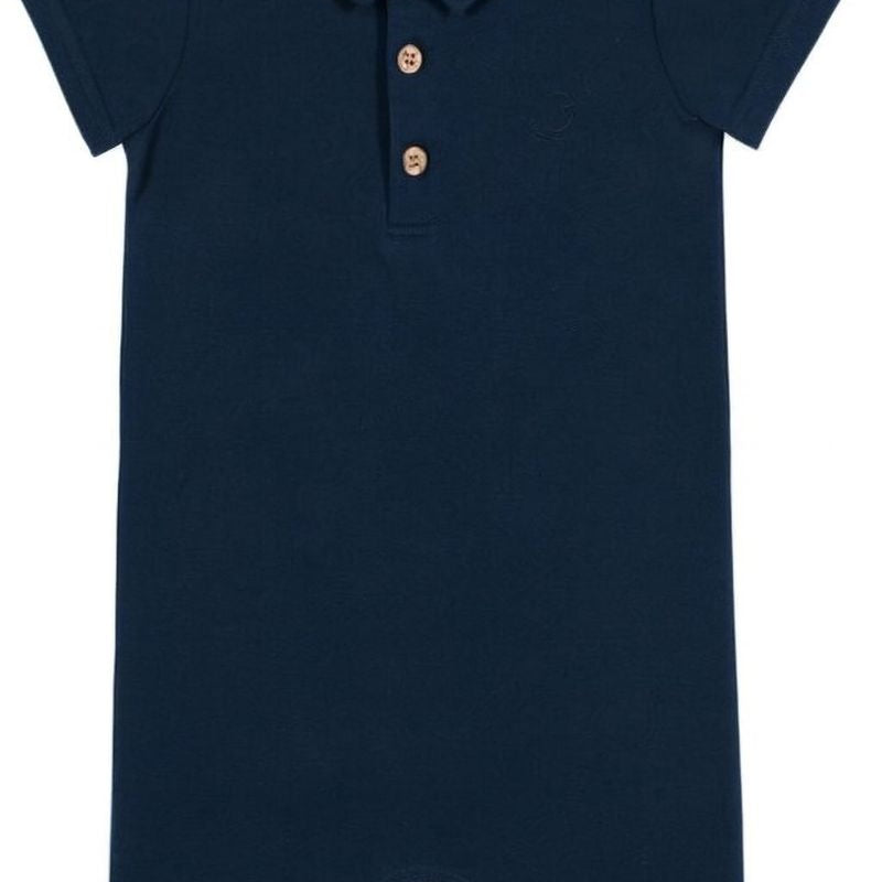 DRIFT Navy Polo Romper - Joy
