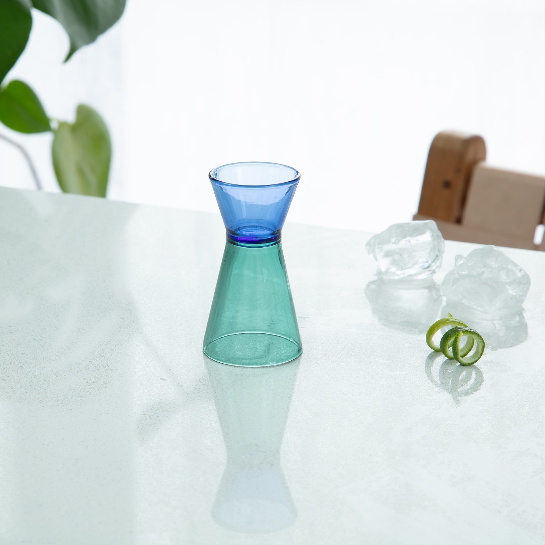 Duo Tone Cocktail Jigger - Teal/Blue - Joy