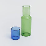 Duo Tone Glass Carafe - Green/Blue - Joy