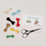 Easy Embroidery Kit - Burger & French Fries - Joy Gift Shoppe