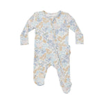 Edith's Floral Zipper Footie - Joy