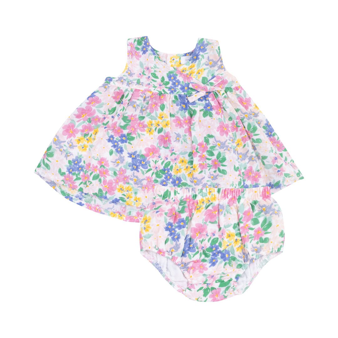 Emma Floral Kimono Dress & Bloomer - Joy