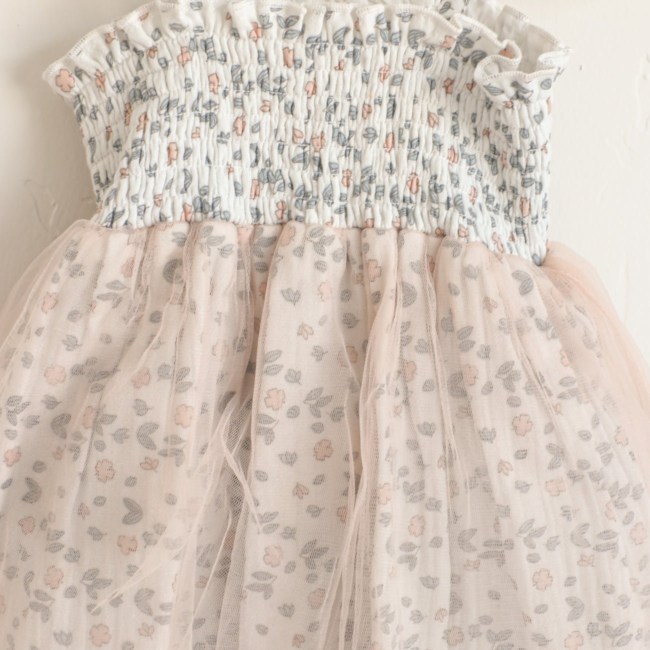 Emma Floral Smocked Baby Tutu Dress + Bloomer - Joy