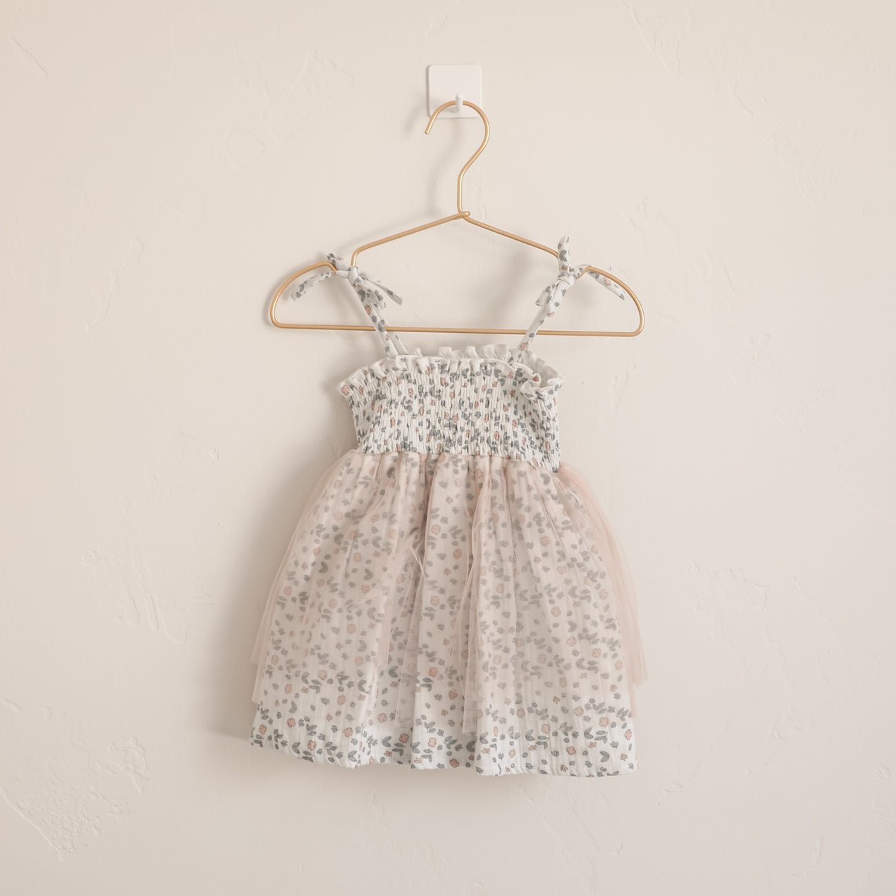 Emma Floral Smocked Baby Tutu Dress + Bloomer - Joy