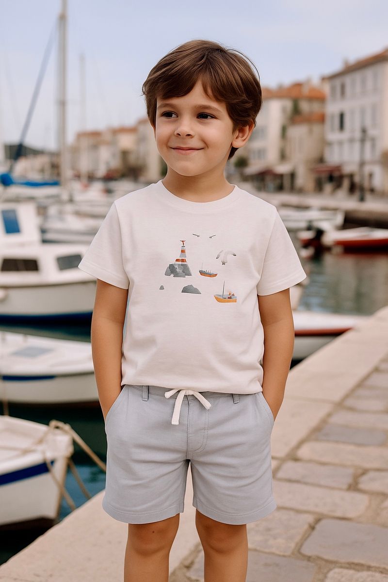 FALMOUTH Harbor Printed Tee - Boy - Joy