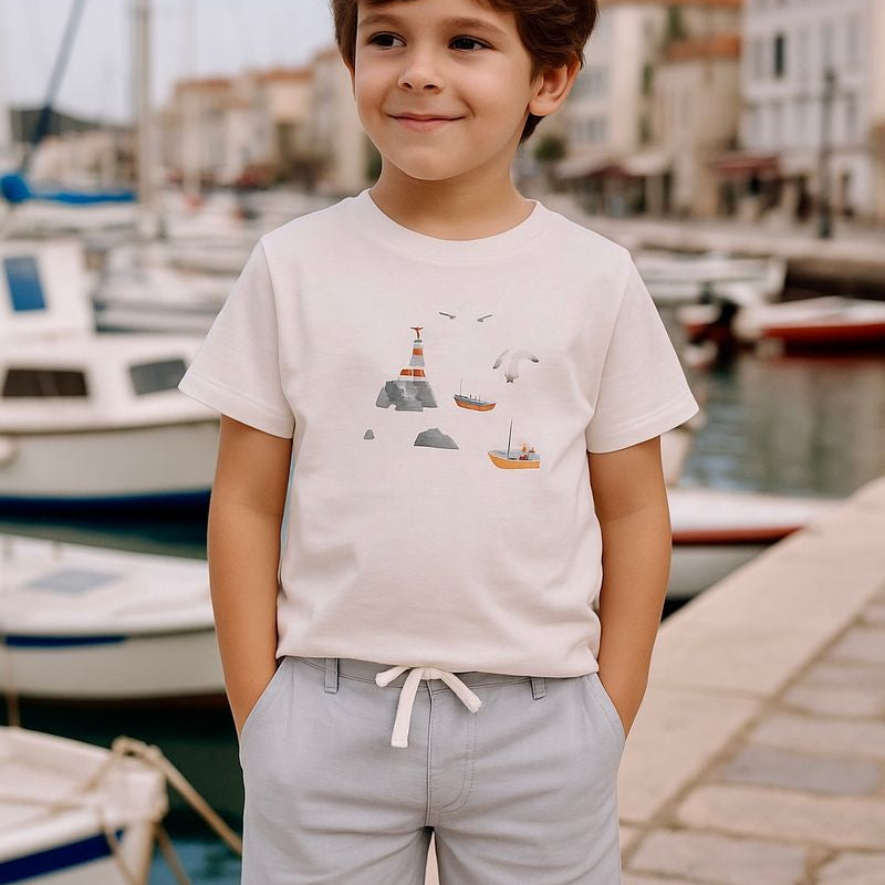 FALMOUTH Harbor Printed Tee - Boy - Joy