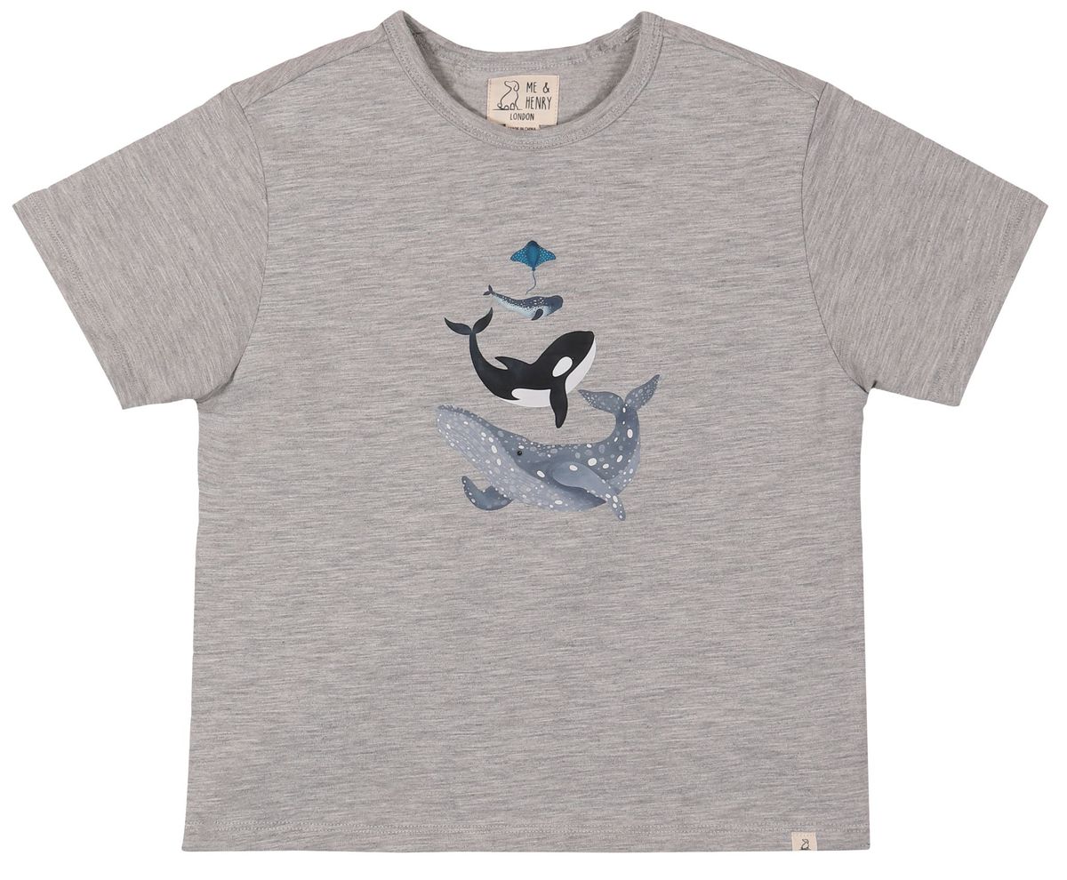 FALMOUTH Whales Printed Tee - Boy - Joy