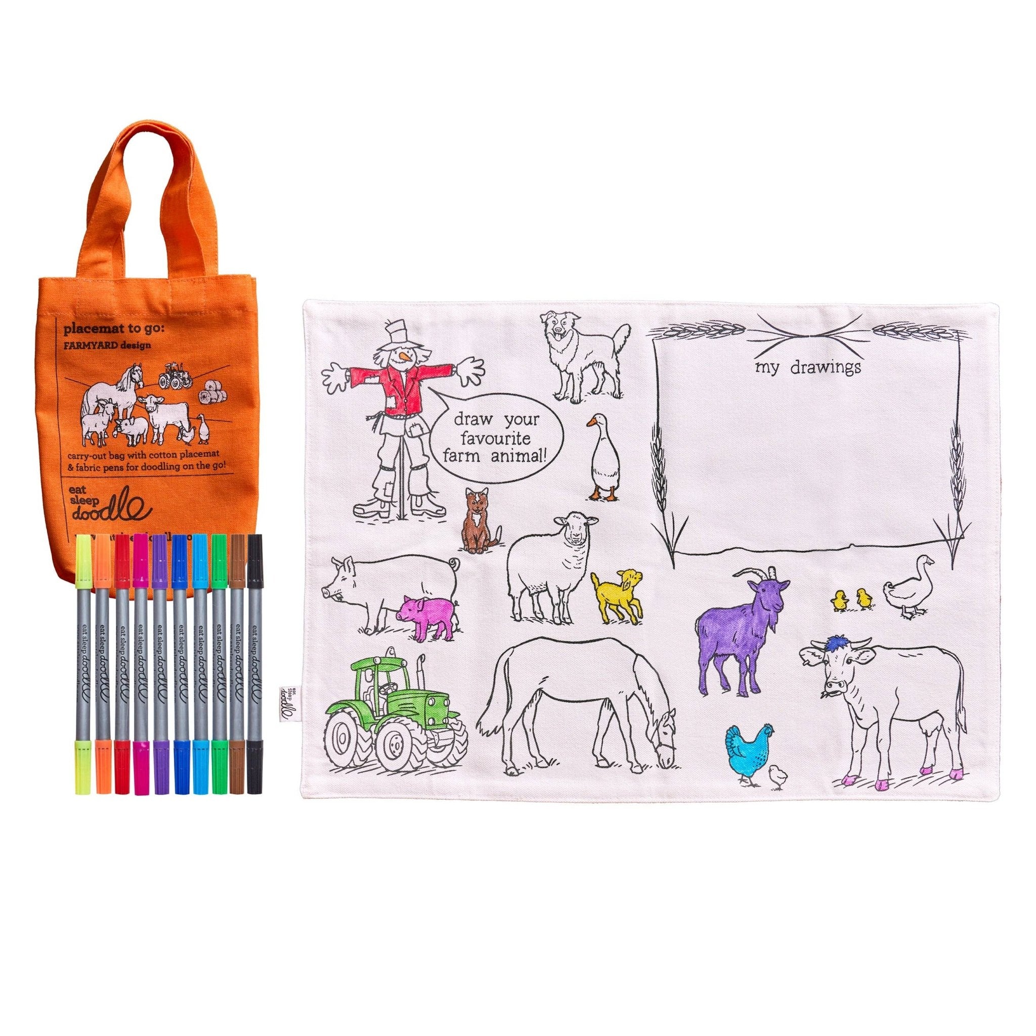 Farmyard Placemat to Go - Joy Gift Shoppe