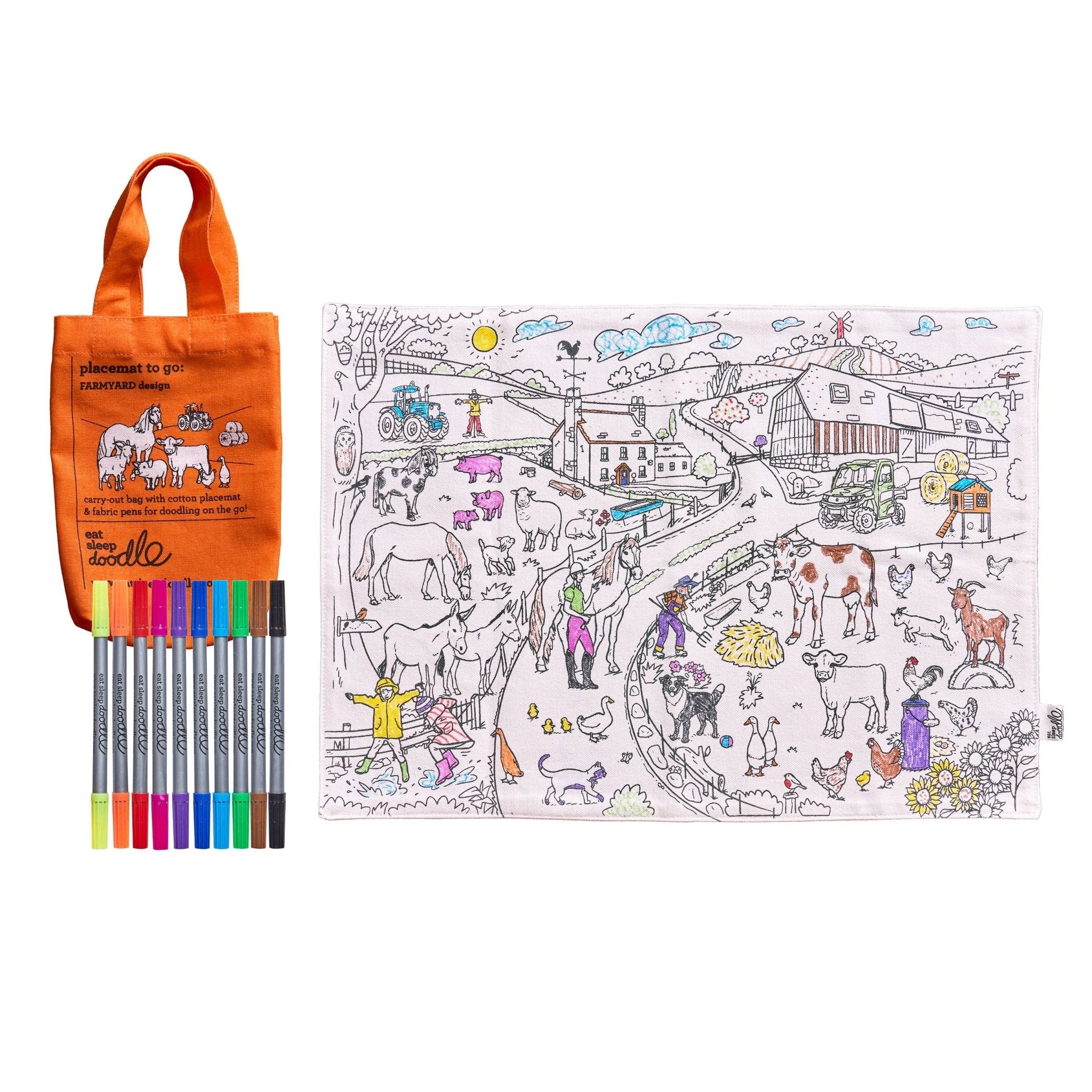 Farmyard Placemat to Go - Joy Gift Shoppe