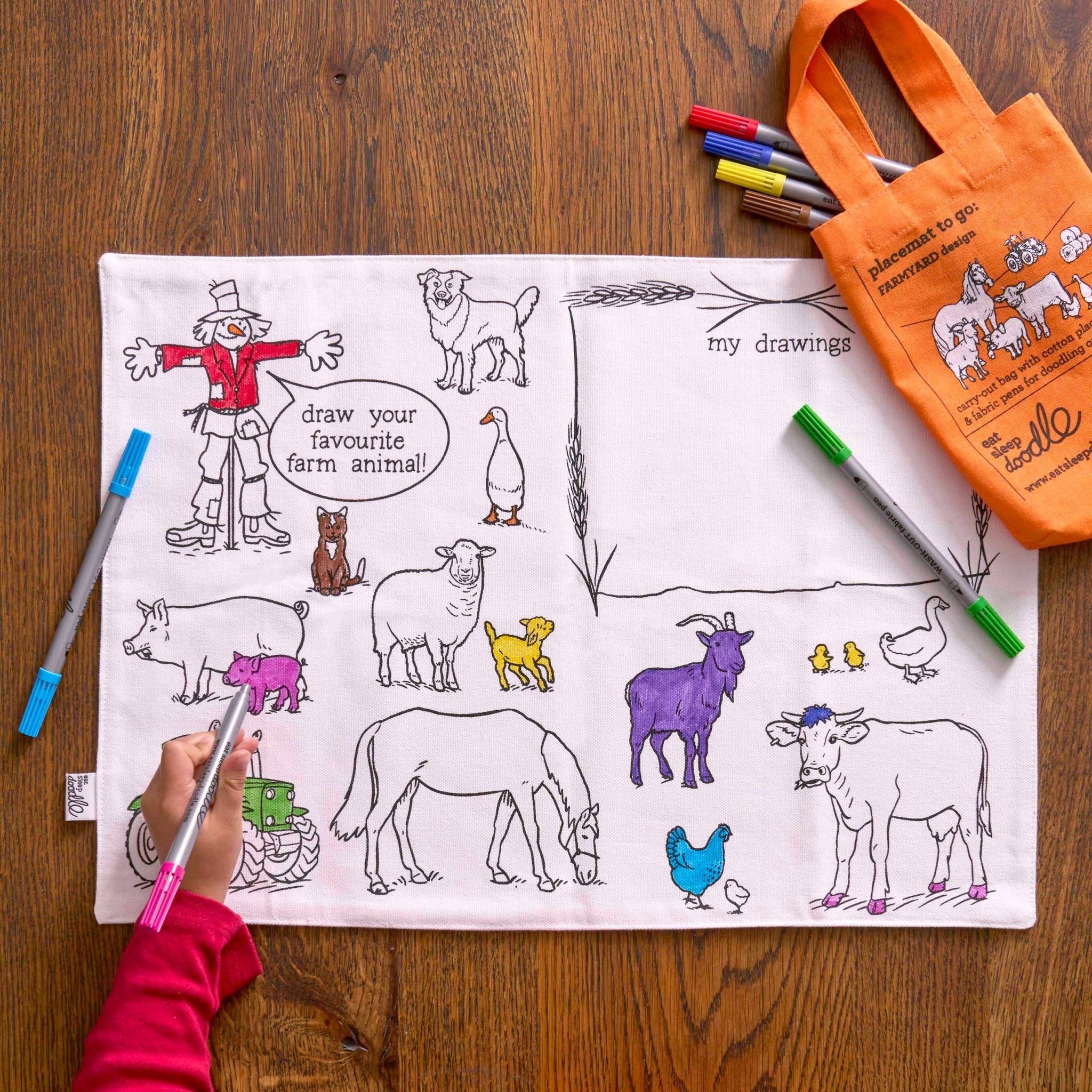 Farmyard Placemat to Go - Joy Gift Shoppe