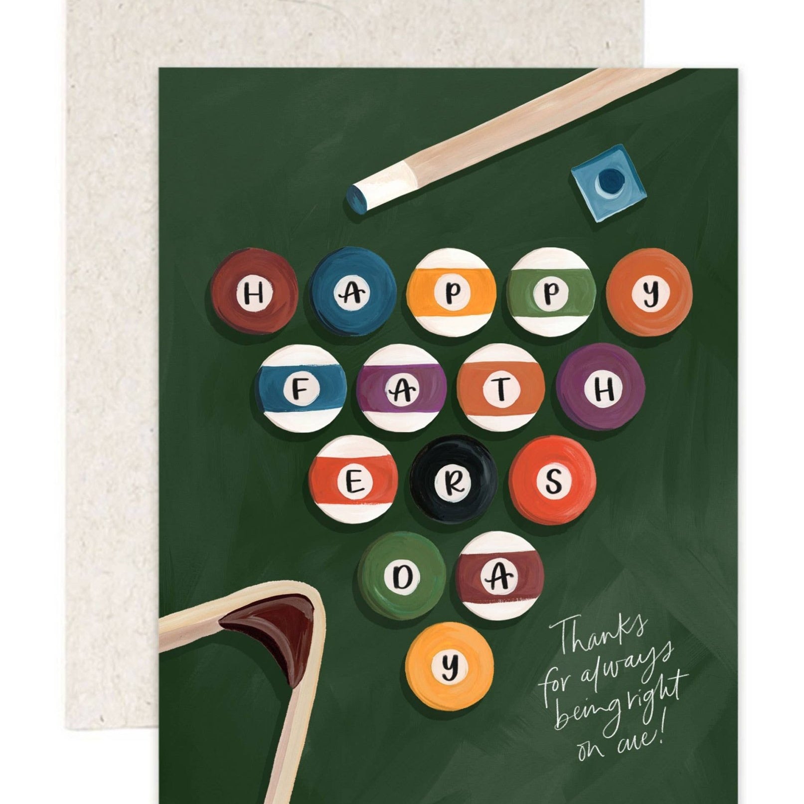 Father's Day Pool Greeting Card - Joy
