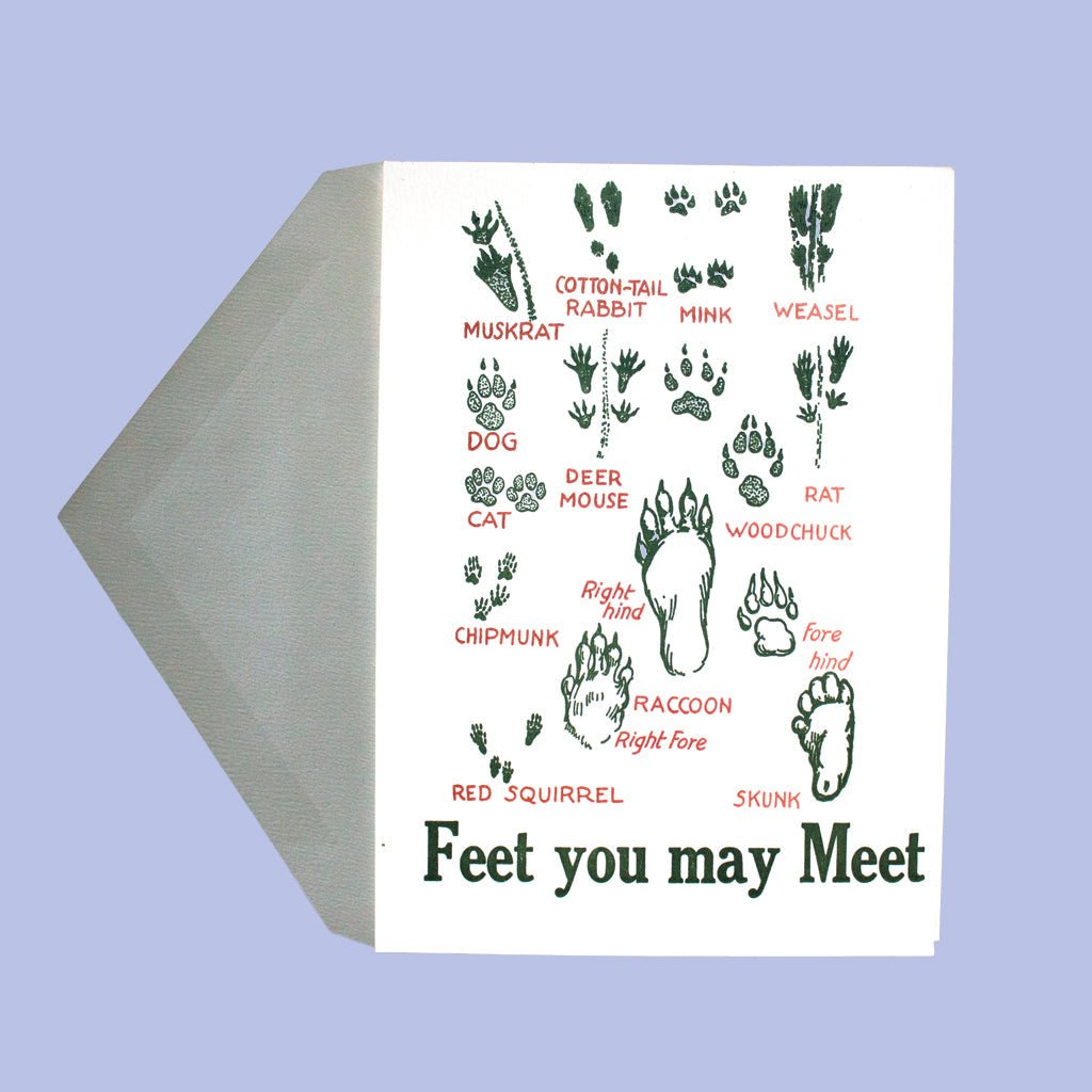 Feet You May Meet Greeting Card - Joy