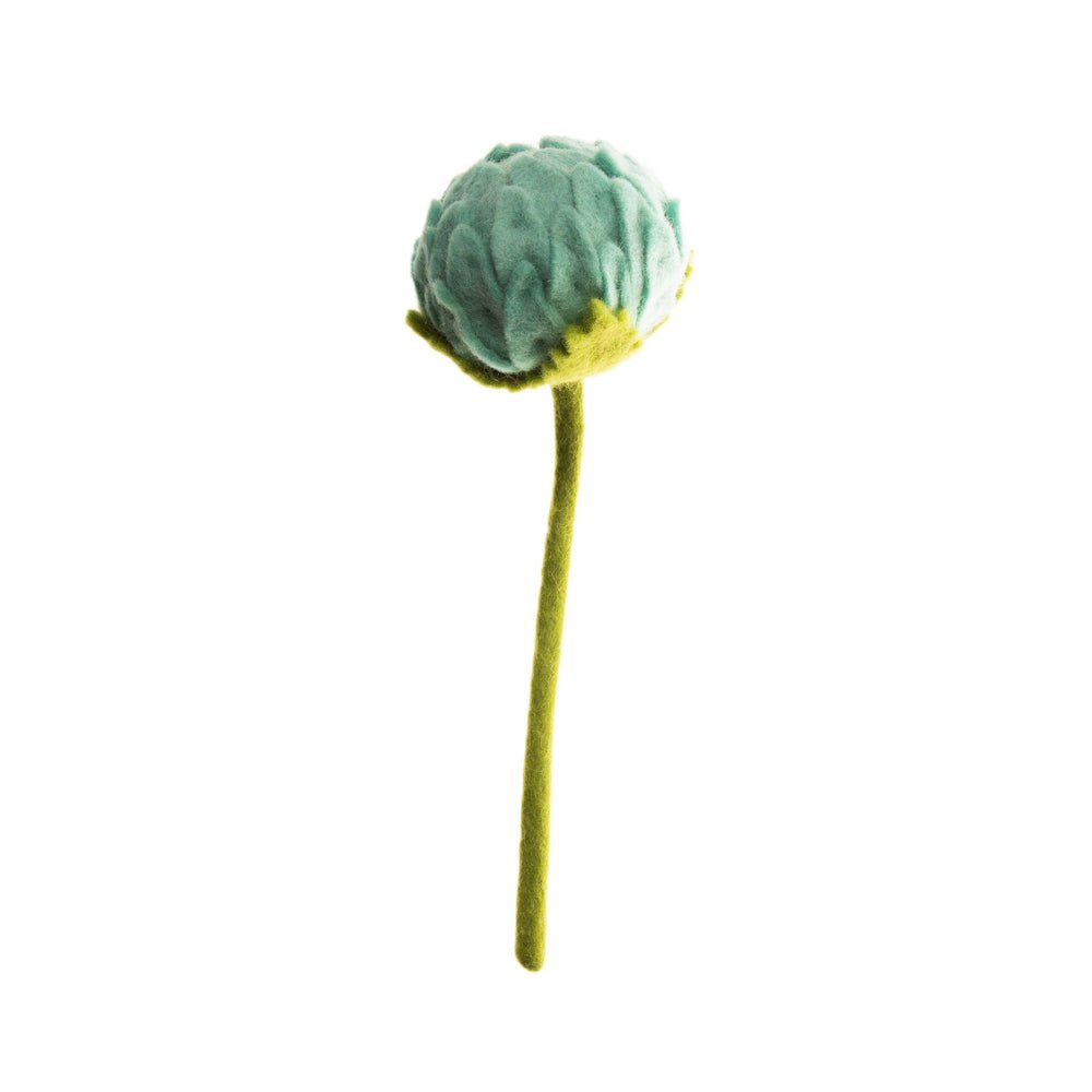 Felt Allium Flower: Light Blue - Joy