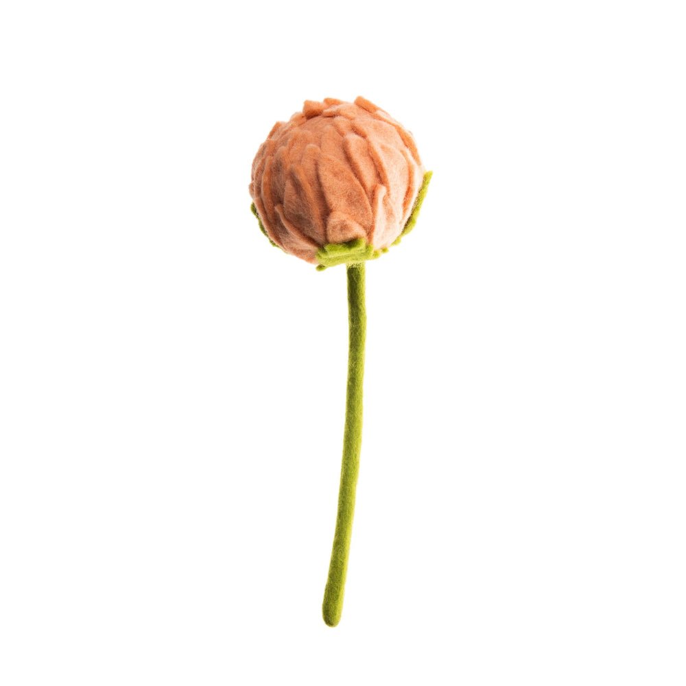 Felt Allium Flower: Peach - Joy