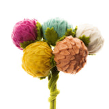 Felt Allium Flower: Yellow - Joy