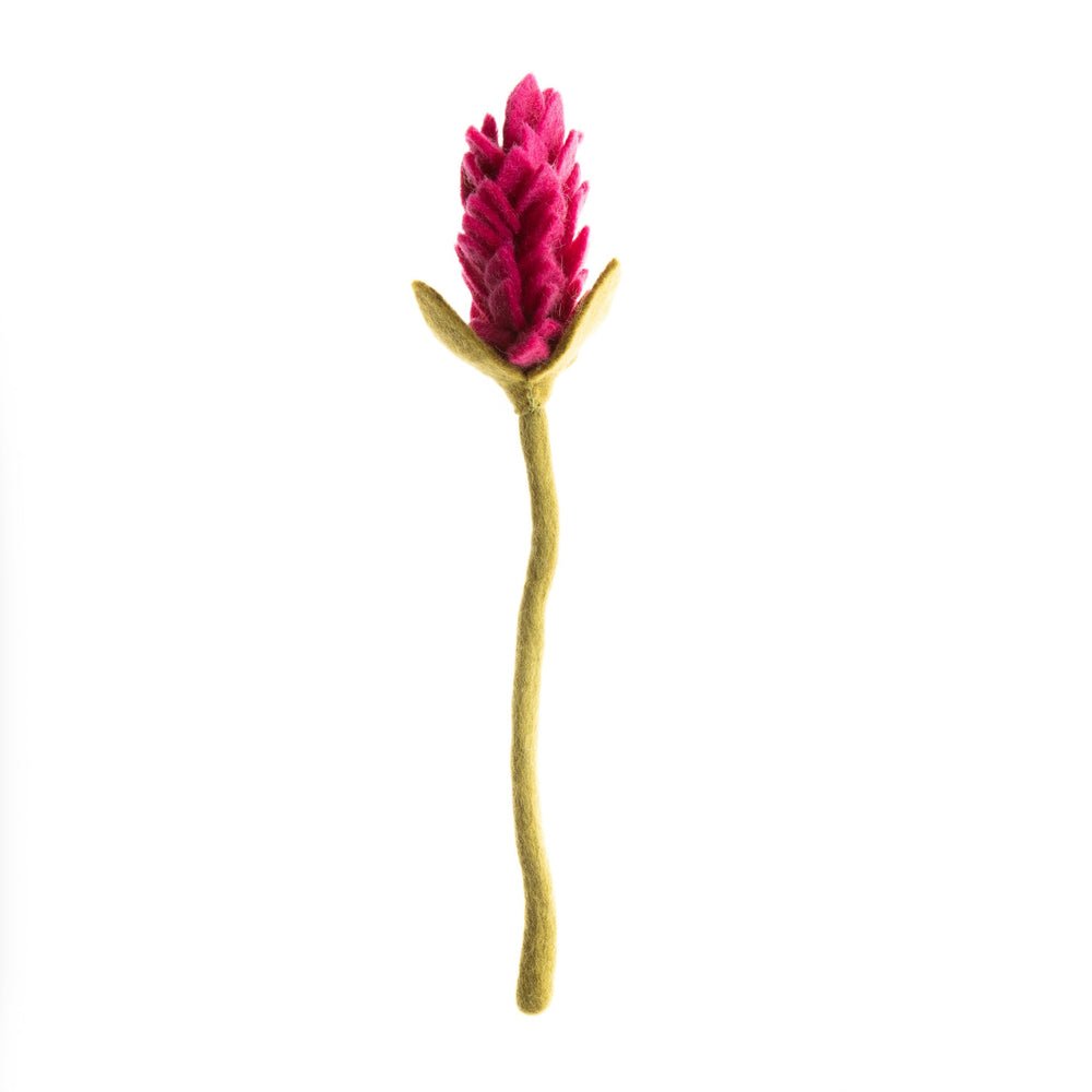 Felt Alpinia Flower: Magenta - Joy