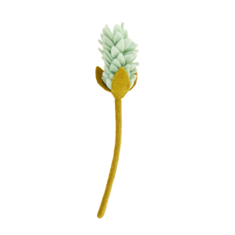 Felt Alpinia Flower: Turquoise - Joy