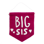 Felt Big Sis Banner Flag - Joy