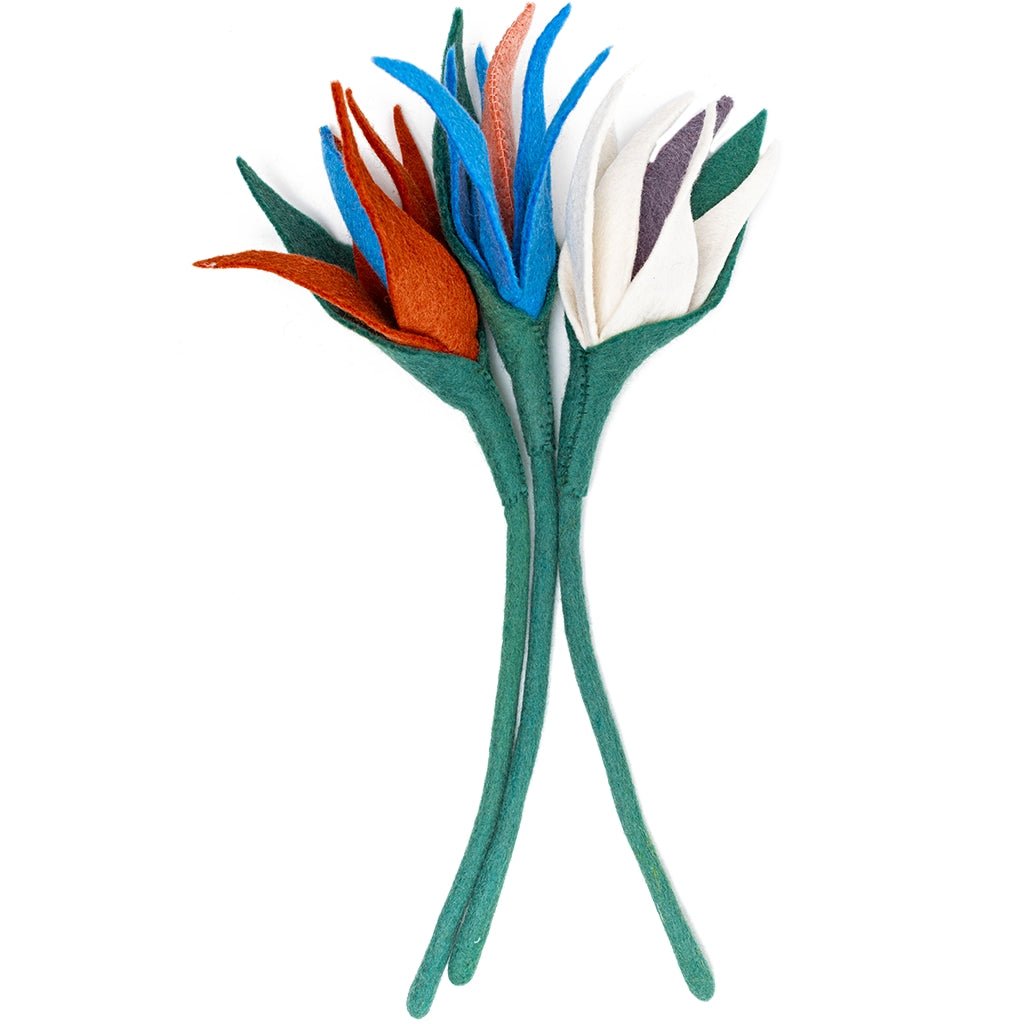 Felt Bird of Paradise Flower - Joy Gift Shoppe
