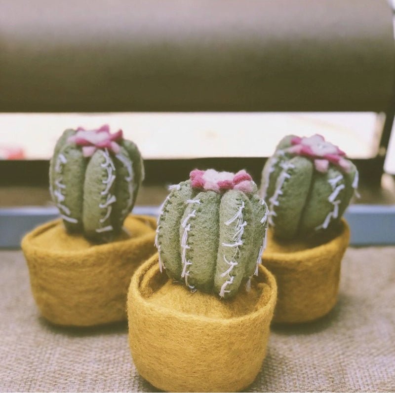 Felt Cactus: Yellow Pot - Joy Gift Shoppe