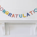Felt Congratulations Pastel Garland - Joy