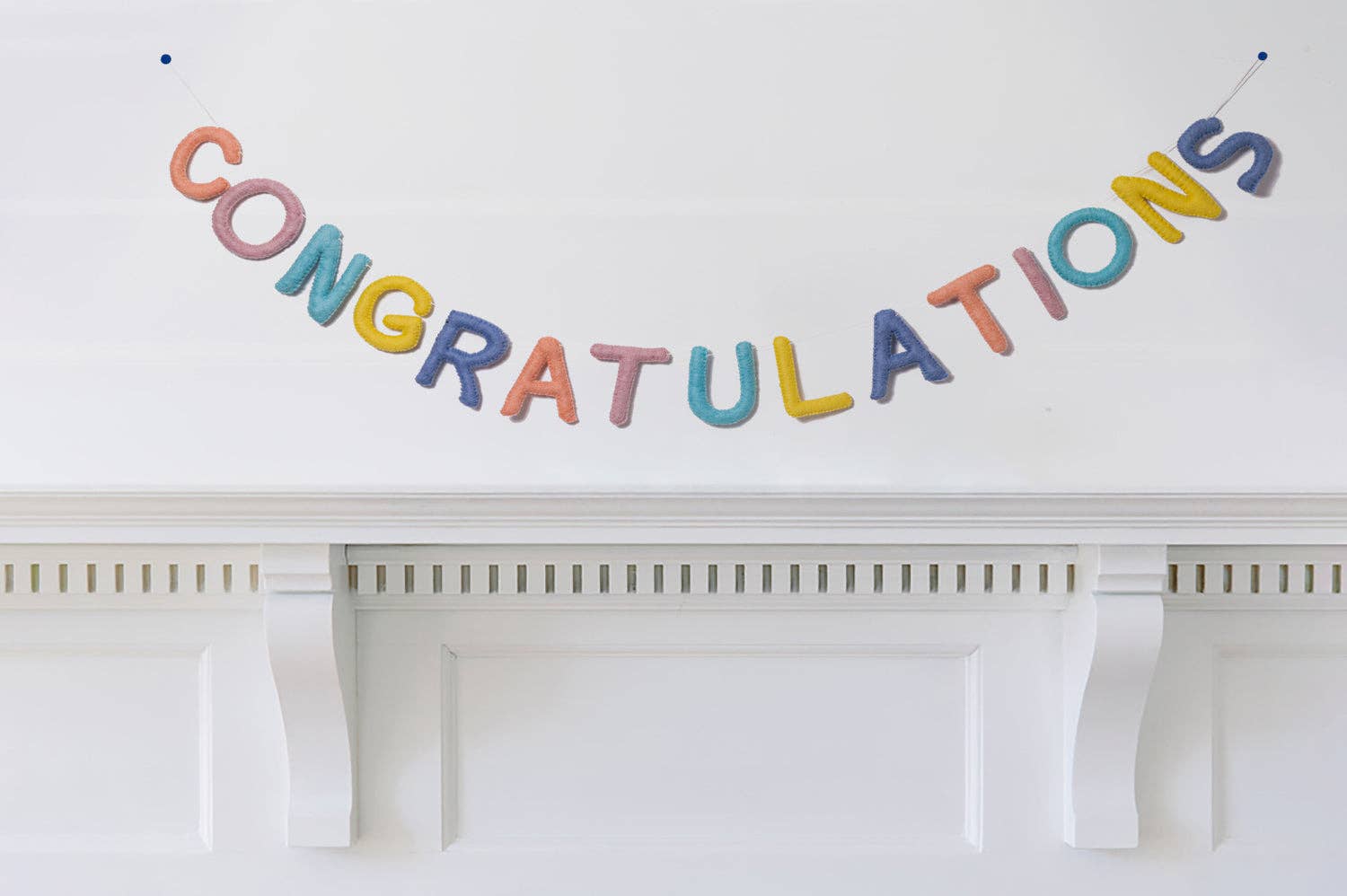 Felt Congratulations Pastel Garland - Joy