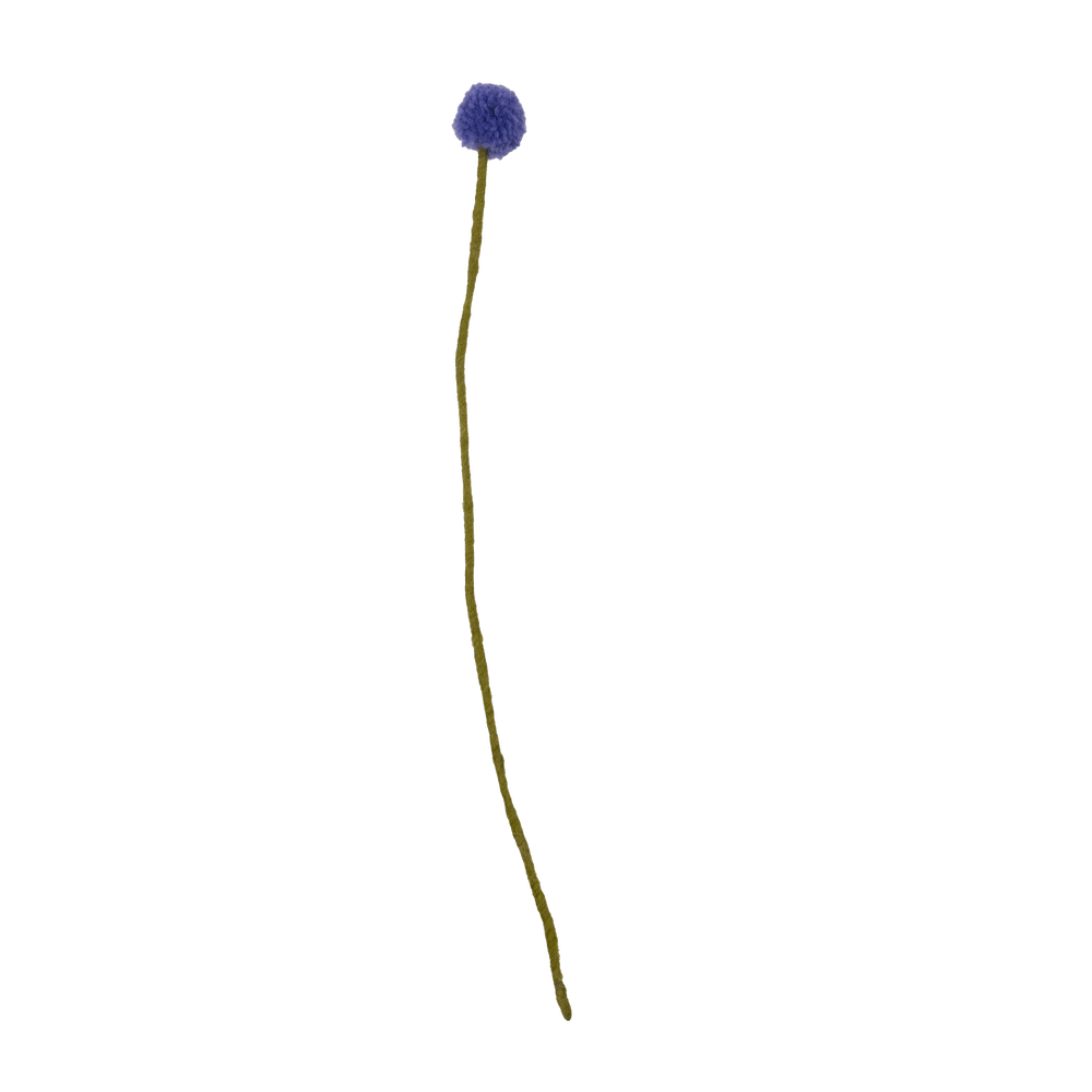 Felt Craspedia Stem: Purple - Joy