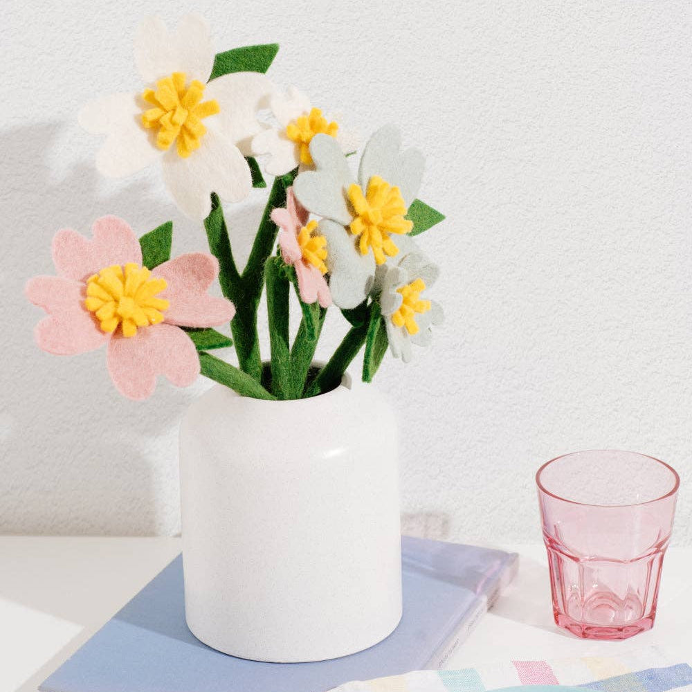 Felt Dogwood Flower: Light Pink - Joy