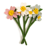 Felt Dogwood Flower: White - Joy
