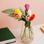 Felt Dutch Tulip Flower: Apricot - Joy