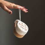 Felt Hot Chocolate ornament - Joy