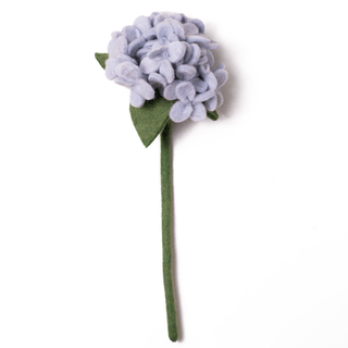 Felt Hydrangea Flower: White - Joy