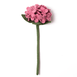 Felt Hydrangea Flower: White - Joy