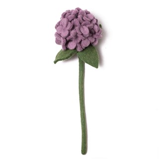 Felt Hydrangea Flower: White - Joy
