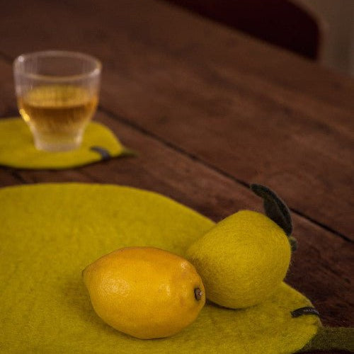 Felt Lemon Placemat - Joy