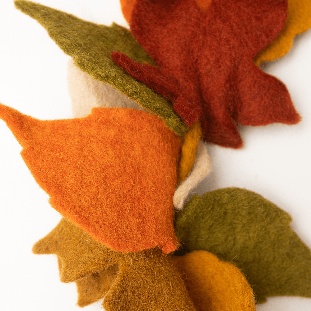 Felt Maple Leaf Garland - Joy