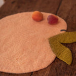 Felt Peach Placemat - Joy