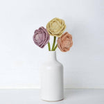 Felt Peony Flowers: Peach - Joy
