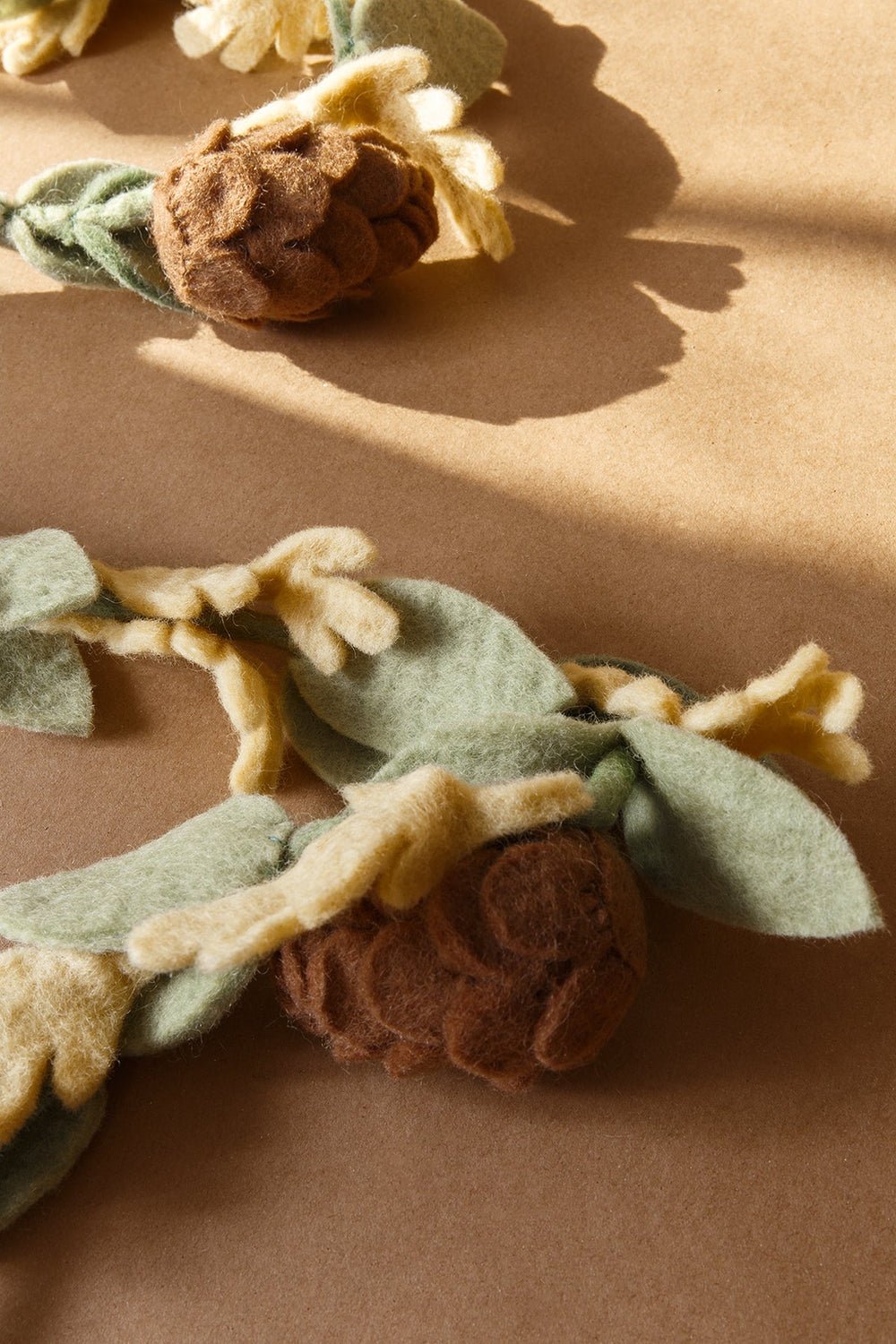 Felt Pinecone Garland - Joy