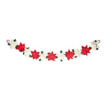 Felt Poinsettia Garland - Joy