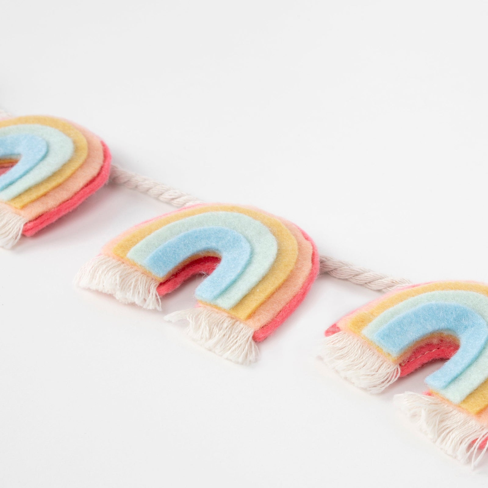 Felt Rainbow Garland - Joy
