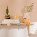 Felt Rainbow Heart Garland - Joy