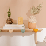 Felt Rainbow Heart Garland - Joy